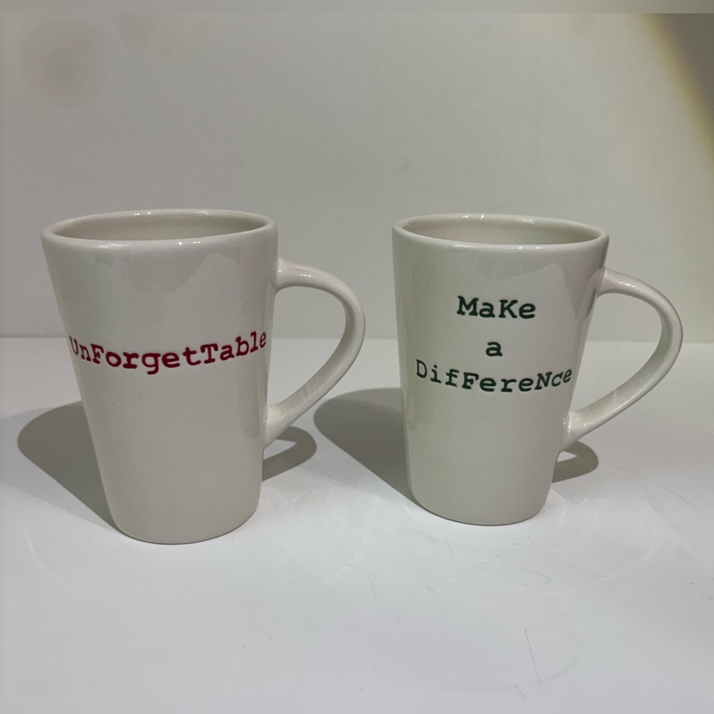 Pottery Barn Sentiment Mugs Unforgettable and Make A Difference